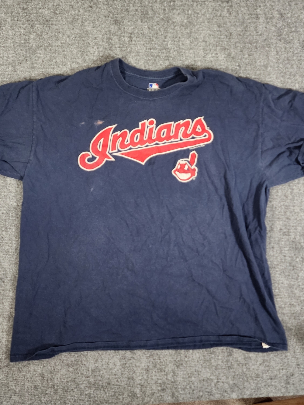 Genuine Merchandise Navy Tee with MLB Logo